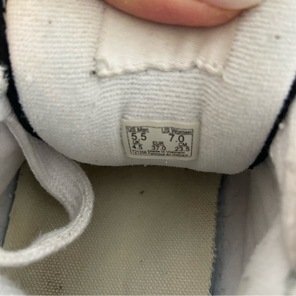 Vans Knu Skool Shoe in Black / White Size women 7 - Picture 8 of 12